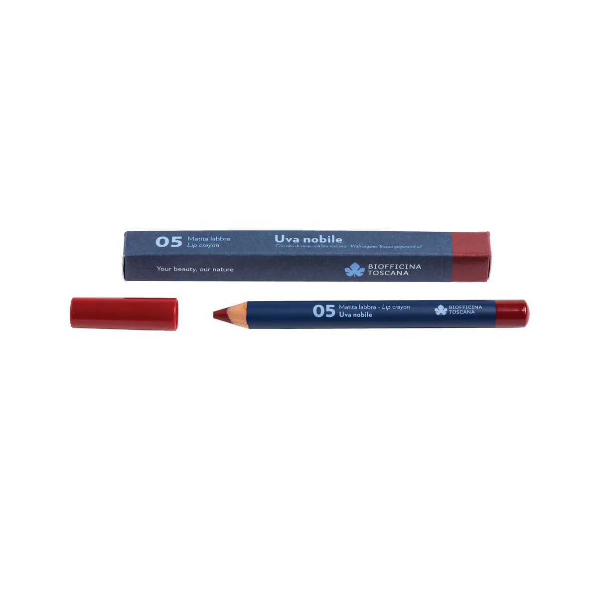 BIOFFICINA TOSCANA - Matita Labbra - Uva nobile 05